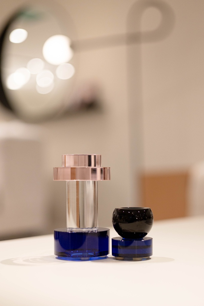 Small colorful candle