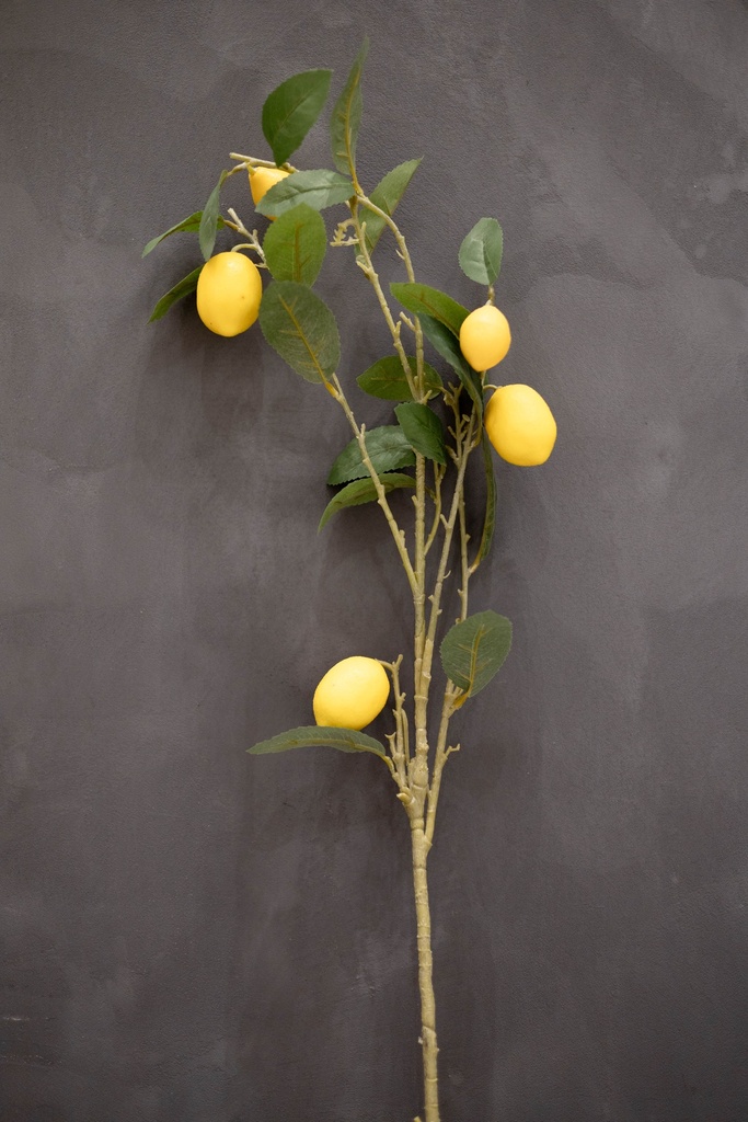 Artificial lemon branch