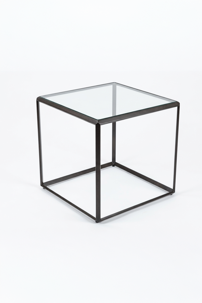 طاوله معدن جانبية لون اسود